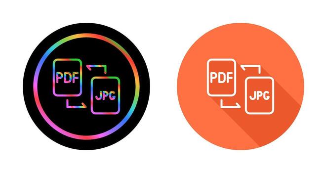 Document Conversion Vector Icon