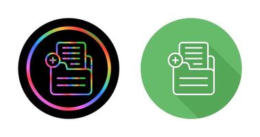 Document Add Vector Icon