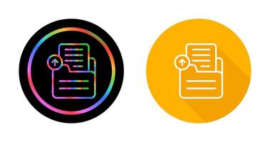 Document Upload Vector Icon