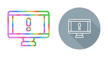 icono de vector de computadora