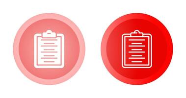 Writing Pad Vector Icon