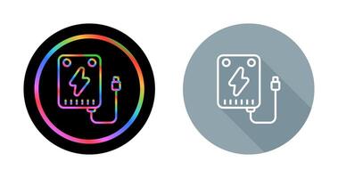 Portable charger Vector Icon