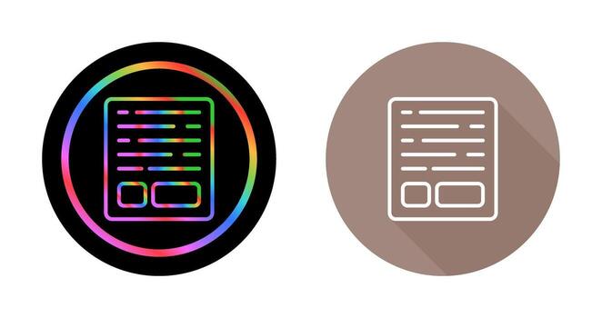 Document Vector Icon