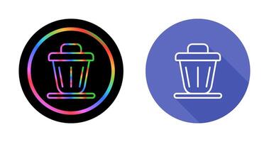 Trash bin Vector Icon