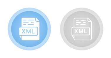 icono de vector xml