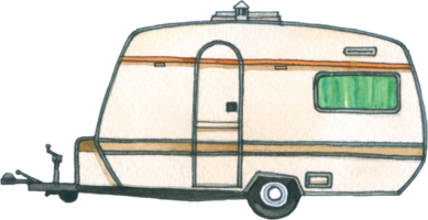 camping utomhus- vattenfärg element ClipArt png