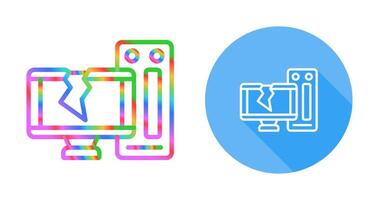 Desktop Computer Vector Icon