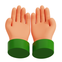 hand bön 3d ikon png