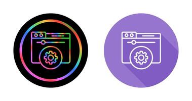 Hosting Control Panel Vector Icon