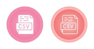 CSV Vector Icon
