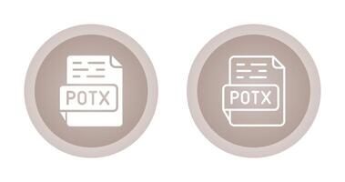 POTX Vector Icon