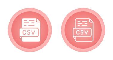 CSV Vector Icon