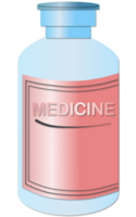 Illustration of medicine bottle png