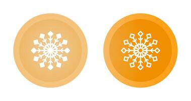 icono de vector de copo de nieve