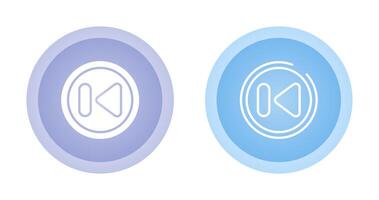 Previous Track Button Vector Icon
