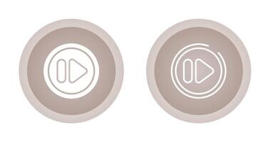 Fast Forward Button Vector Icon