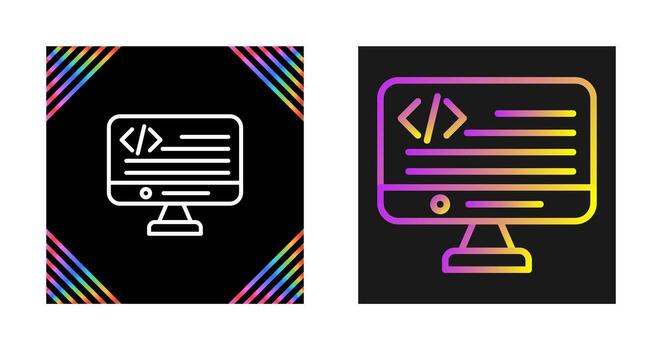 icono de vector de lenguaje de programación