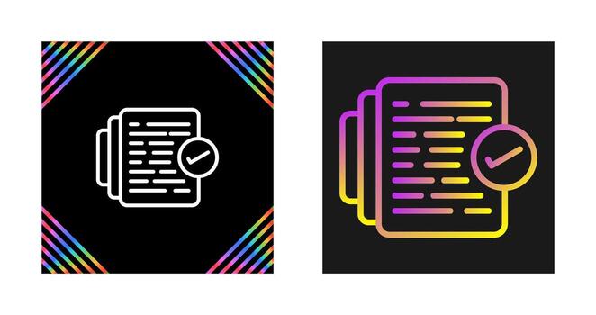 documento versionado vector icono