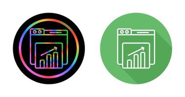 Website Statistics Vector Icon