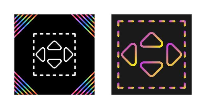 icono de vector de cursor