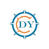 DY logo design vector