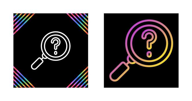 Problem Framing Vector Icon