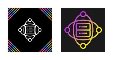 Cluster Server Vector Icon