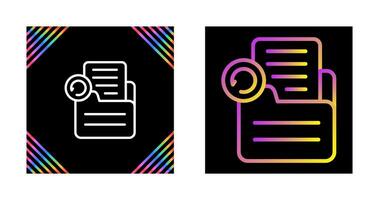 Document Undo Vector Icon