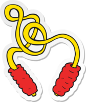 sticker of a cartoon skipping rope png