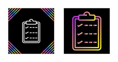 Task list with checkmarks Vector Icon