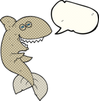 comic book speech bubble cartoon laughing shark png