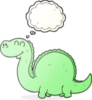 pensée bulle dessin animé dinosaure png
