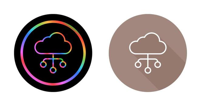 Cloud Computing Vector Icon