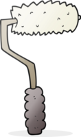 cartoon paint roller png