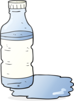 bouteille d'eau de dessin animé png