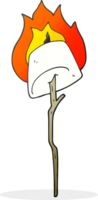 cartoon toasted marshmallow png