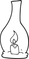 black and white cartoon lantern png