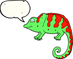 comic book speech bubble cartoon chameleon png