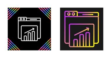 Website Statistics Vector Icon
