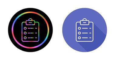List Check Vector Icon