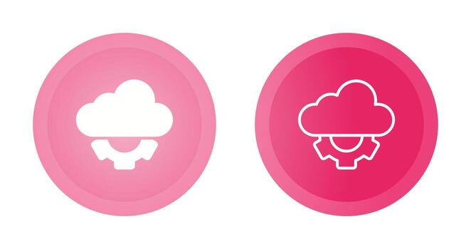 Cloud API Vector Icon