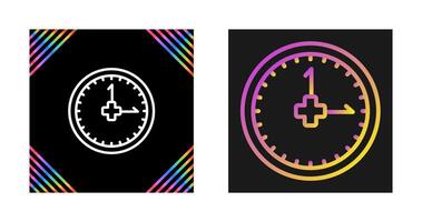 icono de vector de reloj