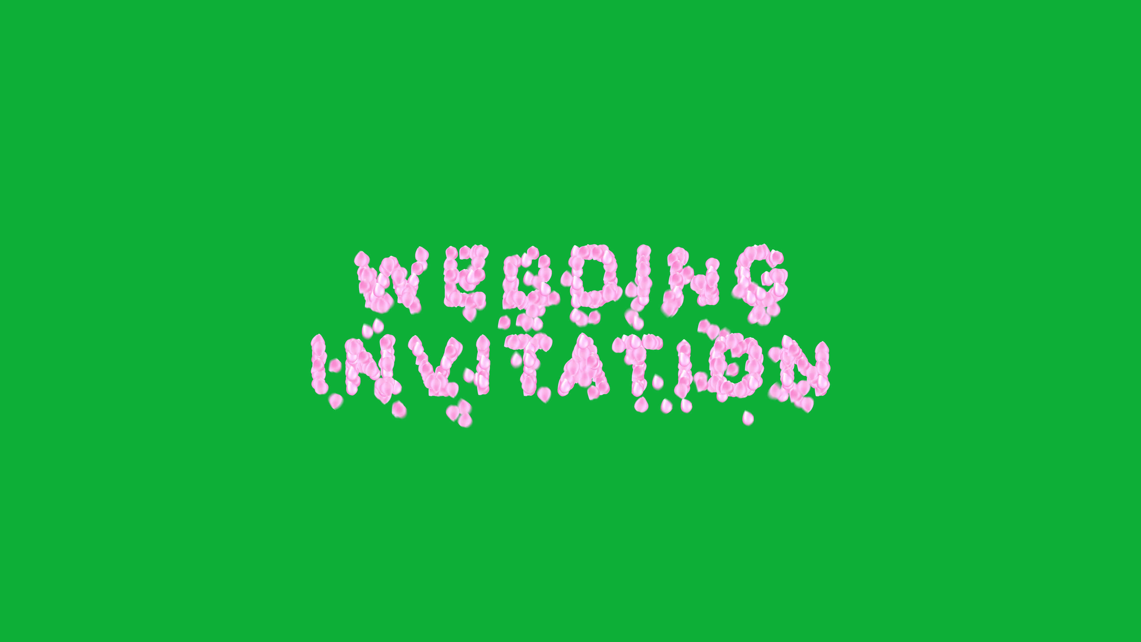 Minimalist Chic Wedding Invitation Background Template - Modernity