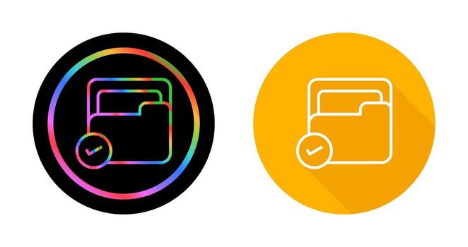 Accept Document Vector Icon