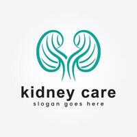 Kidney logo designs concept vector, Kidney Care logo symbol template vector