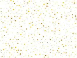 Luxury Gold Square Confetti. Vector illustration