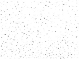 Luxury silver Rectangular glitter confetti background. White festive texture. vector