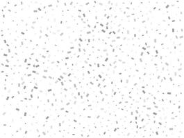 Luxury silver Rectangular glitter confetti background. White festive texture. vector