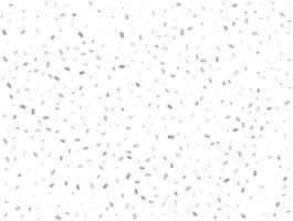 Luxury silver Rectangular glitter confetti background. White festive texture. vector