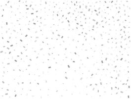 Luxury silver Rectangular glitter confetti background. White festive texture. vector